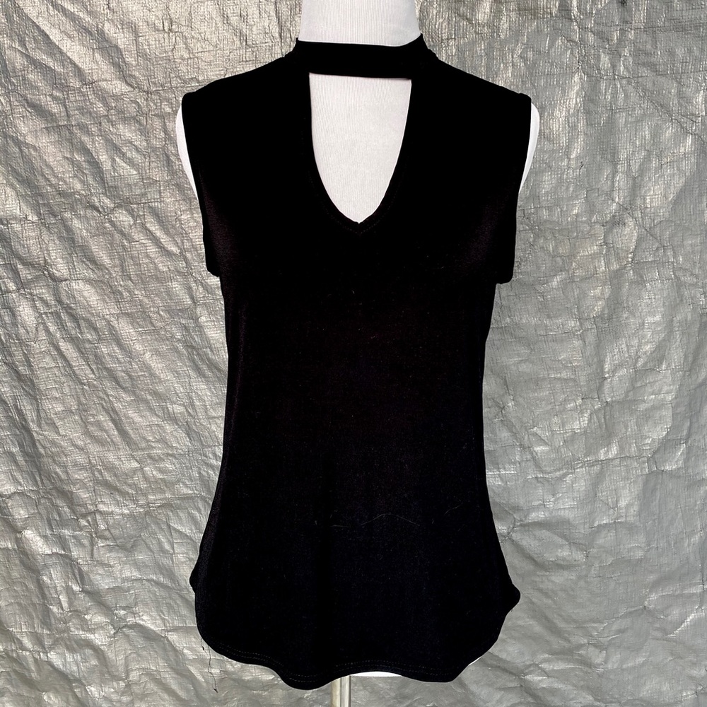 Black Goth Sleeveless Top